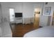 Bedroom with natural light, furnishings, and access to the patio and kitchen at 6315 Shoreline Dr # 3208, St Petersburg, FL 33708