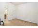 Bedroom with large closet and neutral carpet at 9111 Moonlit Meadows Loop, Riverview, FL 33578