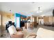 Open floor plan seamlessly connects living, dining, and kitchen areas for modern living at 9111 Moonlit Meadows Loop, Riverview, FL 33578