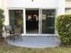 Inviting patio with outdoor seating, ideal for enjoying the outdoor space and a relaxing atmosphere at 2060 Marilyn St # 133, Clearwater, FL 33765