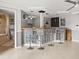 A wet bar is accented by seating for four and glass block surround at 8501 47Th N St, Pinellas Park, FL 33781