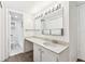 Bathroom with vanity and shower at 880 S Village Lake N Dr # 106, St Petersburg, FL 33716