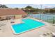 A sparkling pool in the community, ideal for relaxing and cooling off during warm days at 880 S Village Lake N Dr # 106, St Petersburg, FL 33716