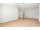 Living room with tile flooring, a ceiling fan, and views to adjacent rooms at 4251 Whittner Dr, Land O Lakes, FL 34639