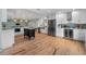 Kitchen featuring stainless steel appliances and a kitchen island at 710 S Davis Blvd, Tampa, FL 33606