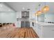Modern kitchen with stainless steel appliances and a large center island at 710 S Davis Blvd, Tampa, FL 33606