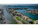 Stunning aerial of a condo community situated on a scenic waterfront at 2775 Kipps Colony S Dr # 105, Gulfport, FL 33707