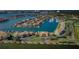 Beautiful aerial shot showcasing waterfront condo community in a desirable location at 2775 Kipps Colony S Dr # 105, Gulfport, FL 33707