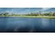 Scenic view of pond bordering neighborhood, with verdant landscaping and clear blue skies at 2775 Kipps Colony S Dr # 105, Gulfport, FL 33707