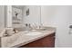 Clean and well-lit bathroom featuring a granite countertop, under-mount sink, and ample counter space at 777 N Ashley Dr # 1614, Tampa, FL 33602