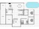 An overhead floor plan shows the layout of a home's rooms, carport, patio, garage and pool at 12361 114Th St, Largo, FL 33778