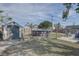 The backyard boasts an above-ground pool, a storage shed, and space for outdoor activities and relaxation at 2311 Wellesley, Bradenton, FL 34207