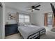 Bright bedroom featuring neutral walls, ample natural light, and a contemporary ceiling fan at 2311 Wellesley, Bradenton, FL 34207