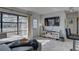 Bright and airy living room with a large window, modern furniture, and stylish décor at 2311 Wellesley, Bradenton, FL 34207