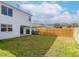 Fenced backyard offers privacy and a great space for outdoor activities and relaxation at 25925 Terrawood Loop, Land O Lakes, FL 34639