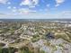 An aerial view captures the community's landscape at 3151 Landmark Dr # 123, Clearwater, FL 33761