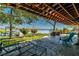 Waterfront yard with patio at 10532 94Th Pl, Seminole, FL 33772