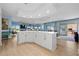 Bright, open kitchen boasts a large island and modern finishes at 10532 94Th Pl, Seminole, FL 33772