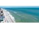 Expansive aerial view of the sandy shoreline and turquoise waters at 308 2Nd St N # 202, Bradenton Beach, FL 34217