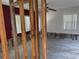 Room showcasing wall damage awaiting renovation at 8075 Gulf Blvd, St Pete Beach, FL 33706