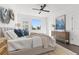 Bright bedroom with a large bed, modern decor, and ample natural light at 881 6Th S Ave, St Petersburg, FL 33701