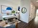 Bright home office featuring modern decor, a large desk and a comfortable chair at 881 6Th S Ave, St Petersburg, FL 33701