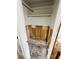 Damaged and empty closet is undergoing renovation at 50 Acacia St, Clearwater Beach, FL 33767