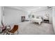 Spacious bedroom with a bed, artwork and neutral colors at 11616 Little River Way, Parrish, FL 34219