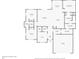 Floorplan for a house with garage, foyer, den, living room, kitchen, dining room, and bedrooms at 2436 Jacobs St, Port Charlotte, FL 33953