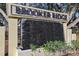 Elegant entrance sign to Brooker Ridge neighborhood with water feature at 2604 Knight Island Dr, Brandon, FL 33511