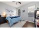 Comfortable bedroom featuring a cozy bed, soft lighting, and a relaxing ambiance at 5292 Kernwood Ct, Palm Harbor, FL 34685