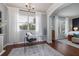Bright home office with large windows and neutral decor at 5292 Kernwood Ct, Palm Harbor, FL 34685
