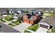 Two-story home with solar panels, located in a beautifully landscaped community with ponds at 11804 Bluegrass Field Ct, Riverview, FL 33579