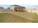 Large backyard featuring a well-maintained lawn and a privacy fence at 11804 Bluegrass Field Ct, Riverview, FL 33579