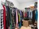 Walk-in closet with metal racking for storage at 11804 Bluegrass Field Ct, Riverview, FL 33579