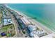An aerial view of the Royal Orleans community, near the beach and pier, offering coastal living at 16333 Gulf Blvd # 105, St Petersburg, FL 33708