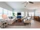 Living room with dining area and lots of natural light at 7611 34Th W Ave # 303, Bradenton, FL 34209