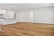 Open concept living area with kitchen island and lots of natural light at 4614 W Tennyson Ave, Tampa, FL 33629