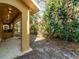 View of the backyard leading to natural landscape at 4734 Chatterton Way, Riverview, FL 33578