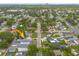 Aerial view of neighborhood showcasing home's location and proximity to the city at 5327 6Th N Ave, St Petersburg, FL 33710
