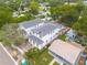 Aerial view of a two-story home with manicured landscaping in a serene neighborhood at 5327 6Th N Ave, St Petersburg, FL 33710