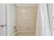 Classic bathroom featuring a clean tub with shower curtain and fixtures at 1123 Hounds Run, Safety Harbor, FL 34695