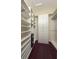 Walk in closet with custom shelving at 16206 Diamond Bay Dr, Wimauma, FL 33598