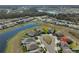 Discover the beauty of this lakefront community from above with its well-designed layout at 12779 Fisherville Way, Riverview, FL 33579