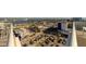 High angle view from the rooftop, overlooking the surrounding city, parking and water views at 10 Papaya St # 1404, Clearwater Beach, FL 33767