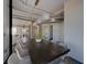 Dining area features industrial ductwork and modern lighting at 10 Papaya St # 1404, Clearwater Beach, FL 33767