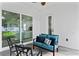 Comfortable outdoor patio with a plush seating area, perfect for relaxing with friends and Gathering at 4406 W Euclid Ave, Tampa, FL 33629