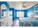 Serene main bedroom with ample natural light, a large window, and a white dresser at 1849 Abrico Dr # 4, Lutz, FL 33558