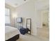 Bedroom with neutral decor is move-in ready, offering a blank canvas for personalization and comfortable living at 20312 Heritage Point Dr, Tampa, FL 33647