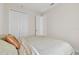 Bedroom with neutral walls and large closet space is a comfortable retreat, offering space and practicality for restful relaxation at 20312 Heritage Point Dr, Tampa, FL 33647